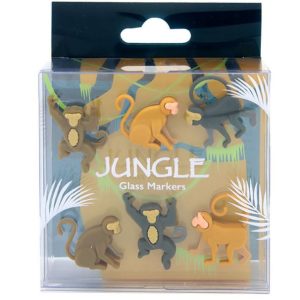 jungle / affen glas marker
