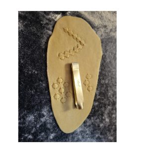 dekor pinzette kette messing