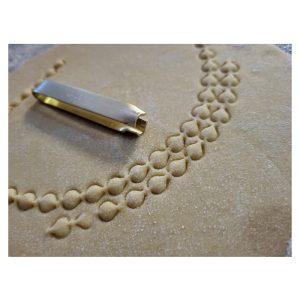 dekor pinzette kreis messing