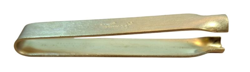 dekor pinzette kreis messing