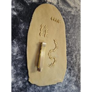 dekor pinzette girlande messing