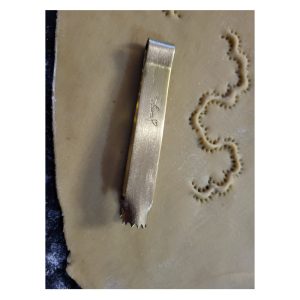 dekor pinzette girlande messing