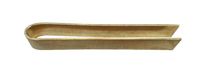 dekor pinzette wegrand glatt messing