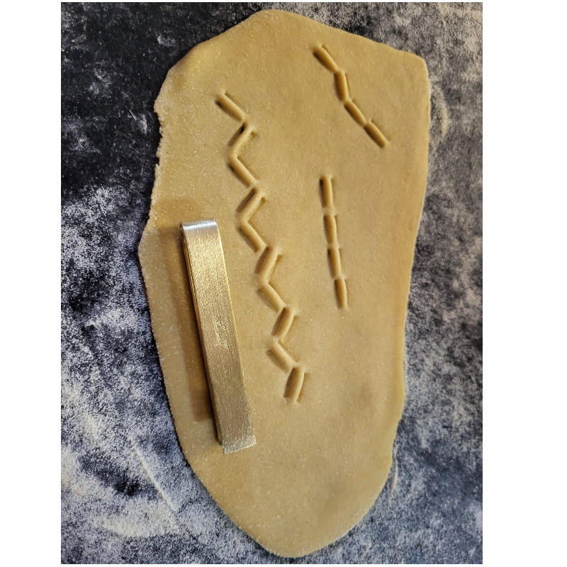 dekor pinzette wegrand glatt messing