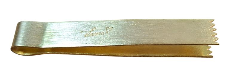 dekor pinzette wegrand gezahnt messing