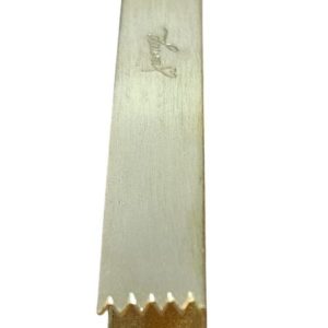 dekor pinzette wegrand gezahnt messing