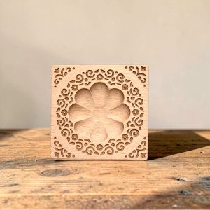 raviolibrettchen für 1 raviolo – blumen mulde – stickerei muster