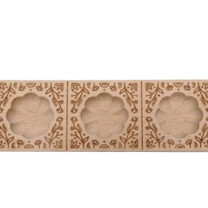 raviolibrettchen für 3 ravioli – blumen mulde – florales relief