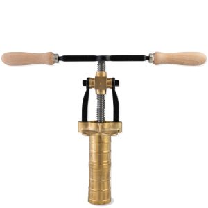 bigolaro 5° – traditionelle handnudelpresse mit 3 messingmatrizen