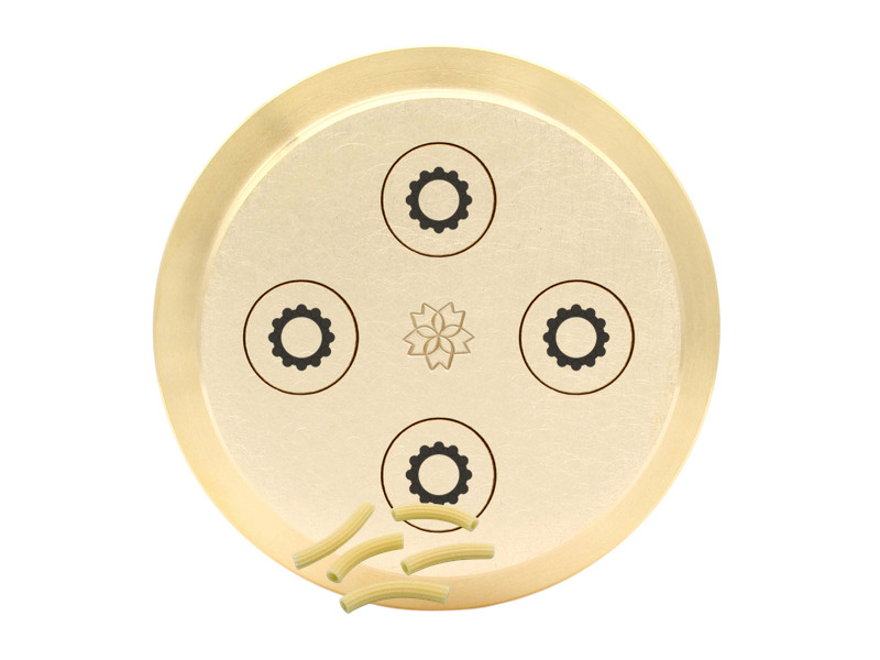 messing matrize maccheroni rigati 6 mm – für pn100, emma und lillodue