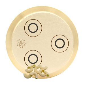 messing matrize curvo lisci / hörnchen glatt 7,8 mm – für pn100, pasta bella, emma und lillodue