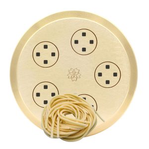 messingmatrize – quadratische spaghetti 2 mm (spaghetti quadri) kompatibel mit tr70 sela la pastaia korngold avancini omegaone