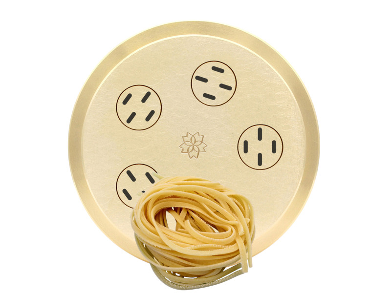 messingmatrize – tagliolini 3,5 × 1 mm kompatibel mit tr70 sela la pastaia korngold avancini omegaone