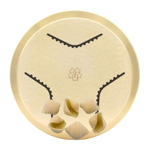 messing matrize conchiglie rigate 28 mm – kompatibel mit tr70 sela la pastaia korngold avancini omegaone
