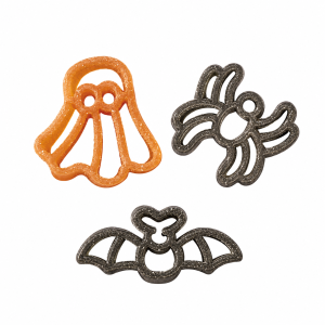 messing matrize halloween pasta fledermaus, gespenst und spinne – kompatibel mit tr70 sela la pastaia korngold avancini omegaone
