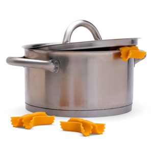 dampfablass topf & topfuntersetzer aus silikon – farfalle