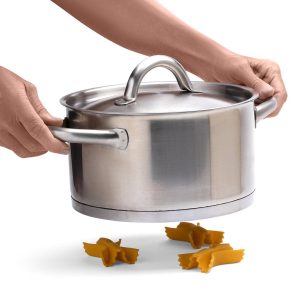 dampfablass topf & topfuntersetzer aus silikon – farfalle
