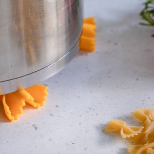 dampfablass topf & topfuntersetzer aus silikon – farfalle
