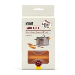 dampfablass topf & topfuntersetzer aus silikon – farfalle